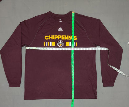 Adidas Men Sport Maroon T Shirt