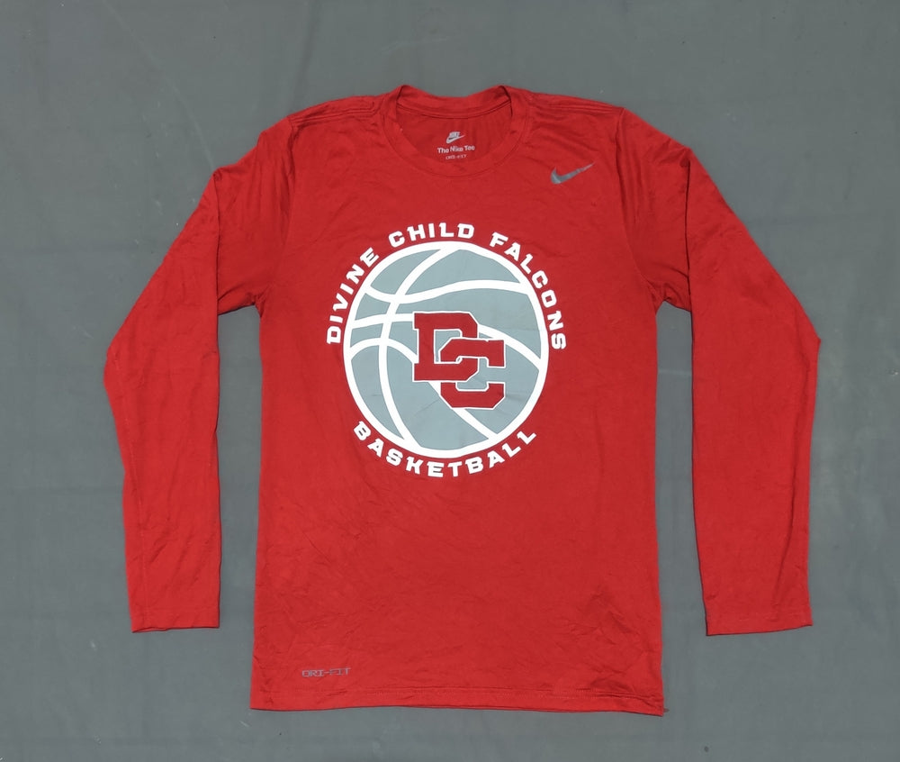Nike Dri Fit Men Sport Red T Shirt – Preloved Labels (view 2)
