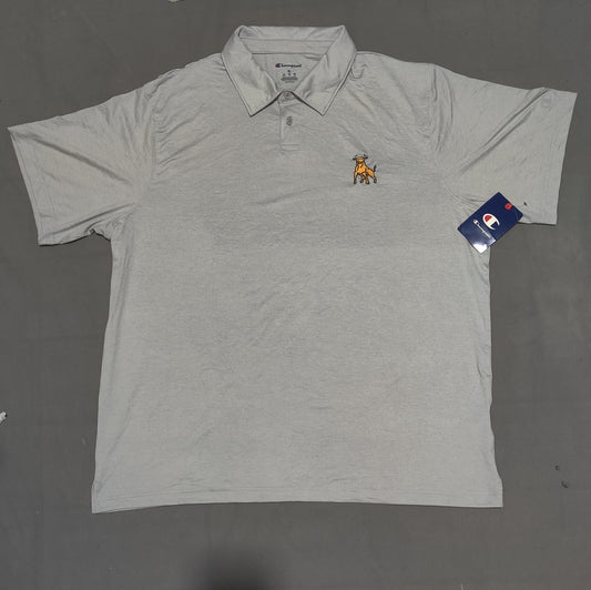 Champion Men Sport Gray Polo T Shirt