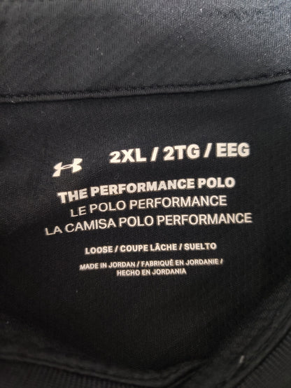 Under Armour Men Sport Black Polo T Shirt – Preloved Labels (view 3)