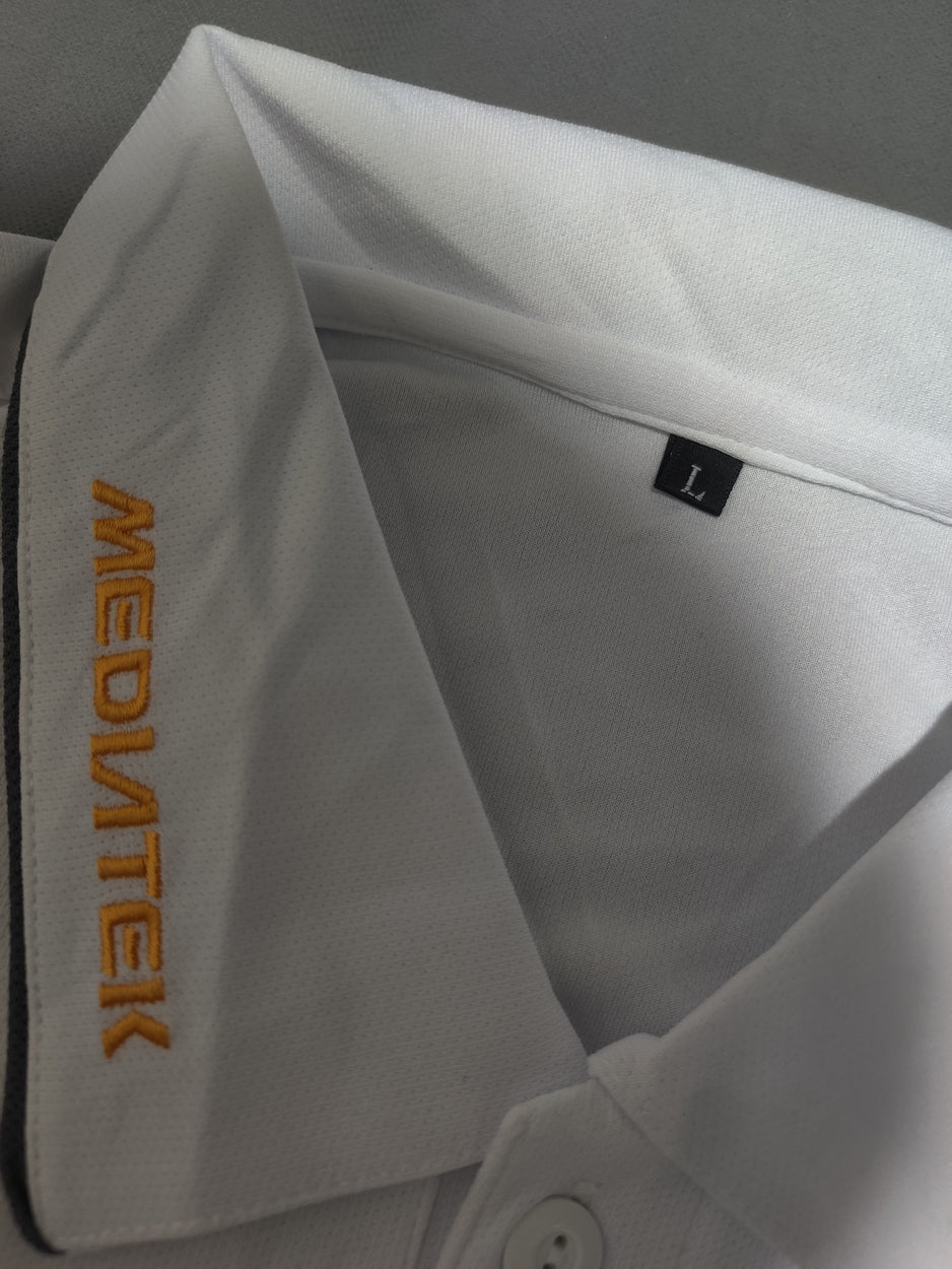 Mediatek Men Sport Gray Polo T Shirt – Preloved Labels (view 3)
