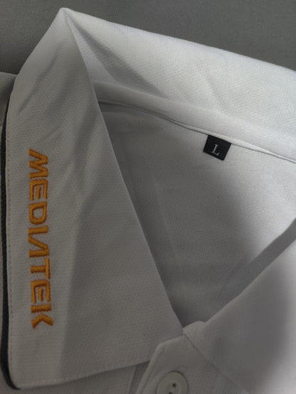Mediatek Men Sport Gray Polo T Shirt – Preloved Labels (view 3)