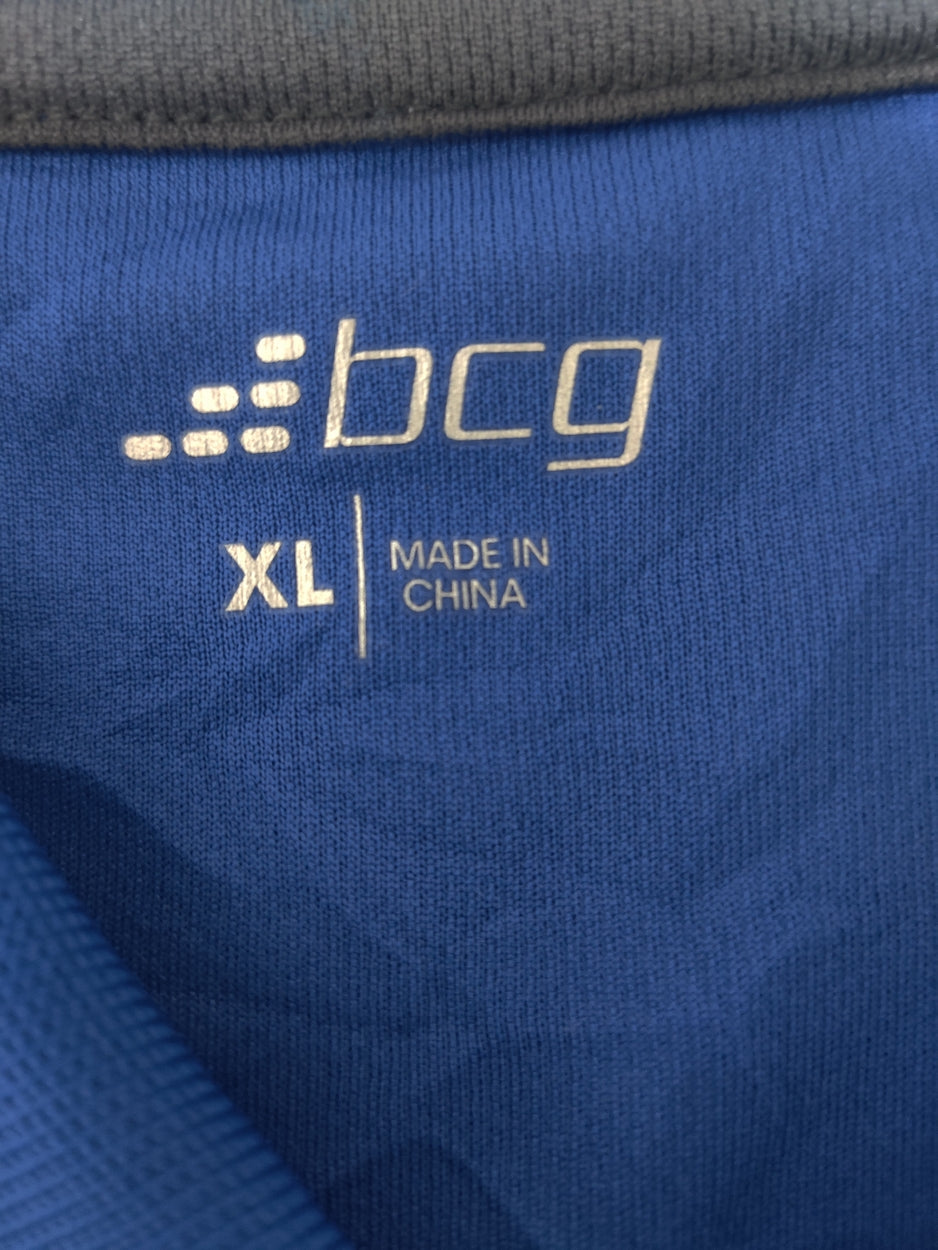 Bcg Men Sport Blue Polo T Shirt