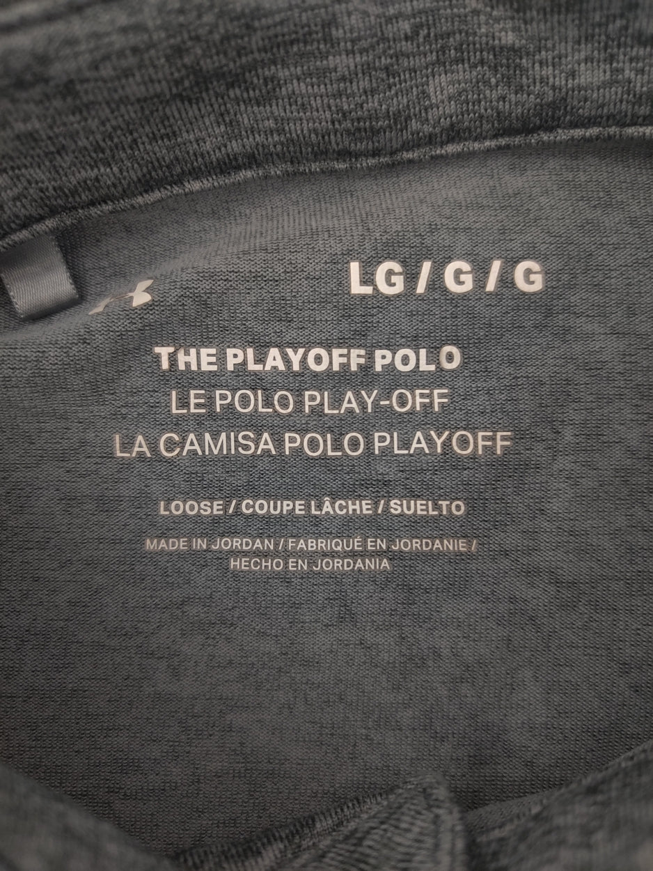 Under Armour Men Sport Gray Polo T Shirt – Preloved Labels (view 3)