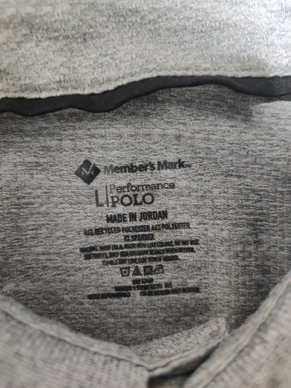 Member's Mark Men Sport Gray Polo T Shirt – Preloved Labels (view 3)
