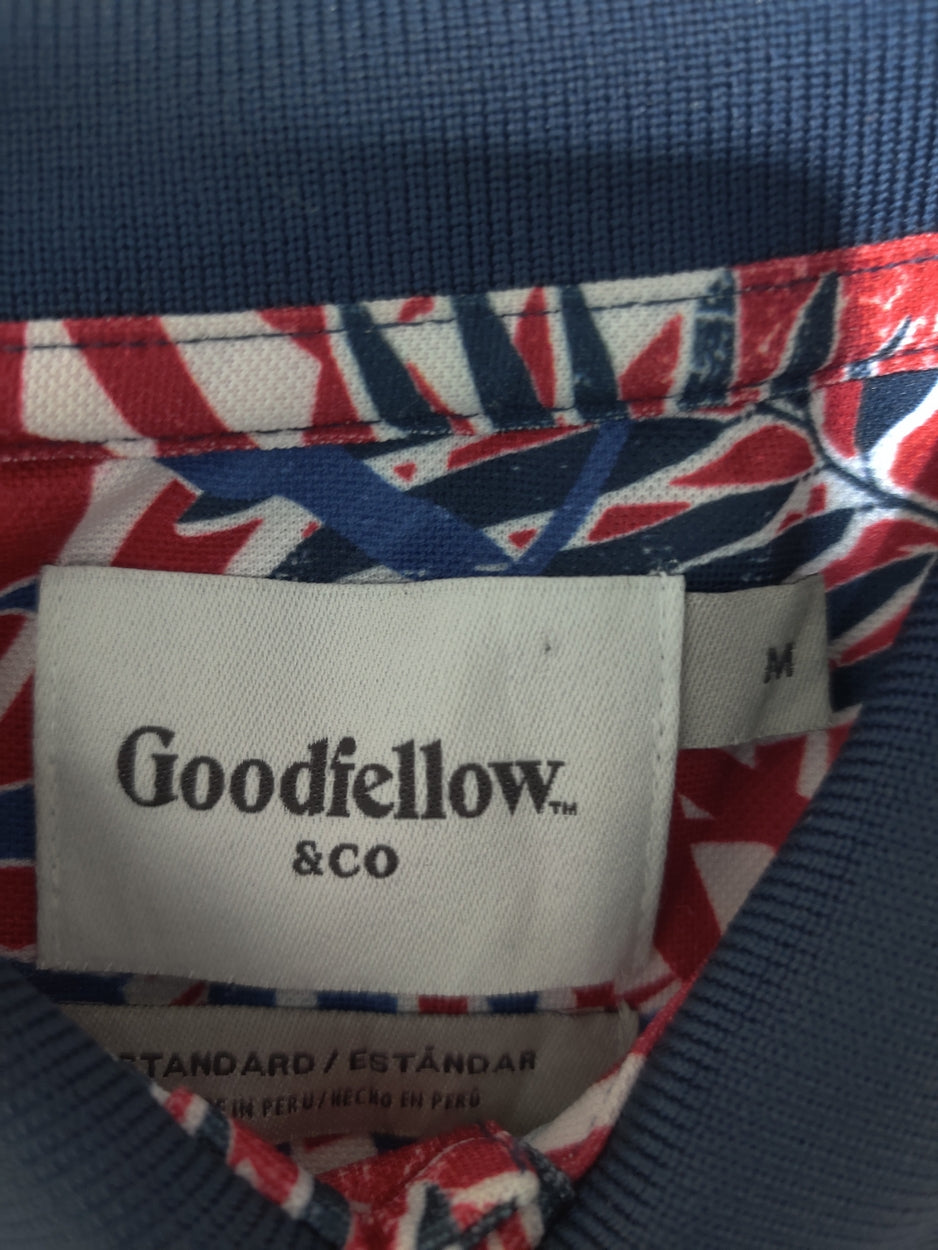 Goodfellow & Co Men Sport Red Polo T Shirt