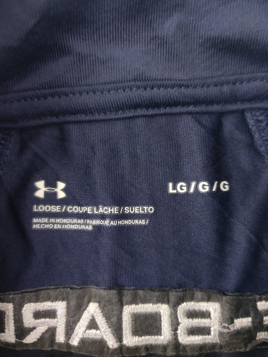 Under Armour Men Sport Blue Polo T Shirt