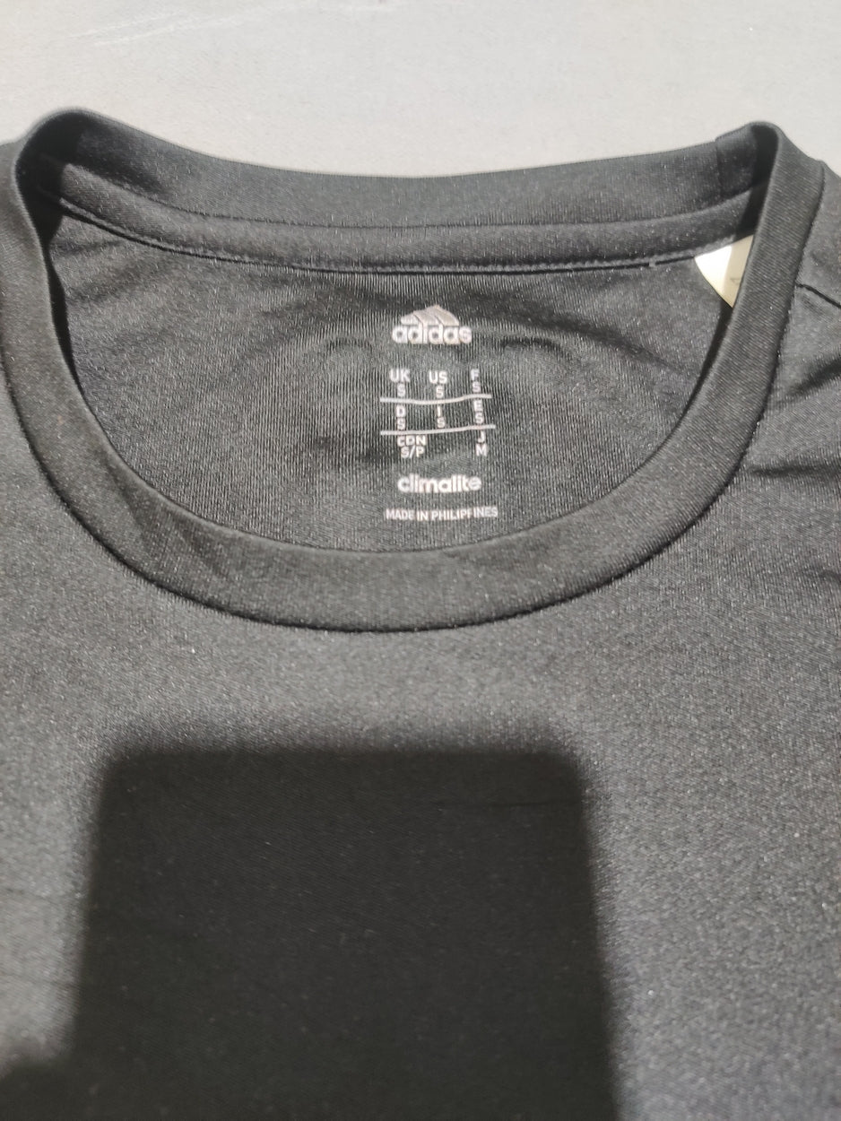 Adidas Women Black Sport T Shirt – Preloved Labels (view 3)