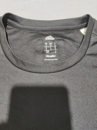 Adidas Women Black Sport T Shirt – Preloved Labels (view 3)