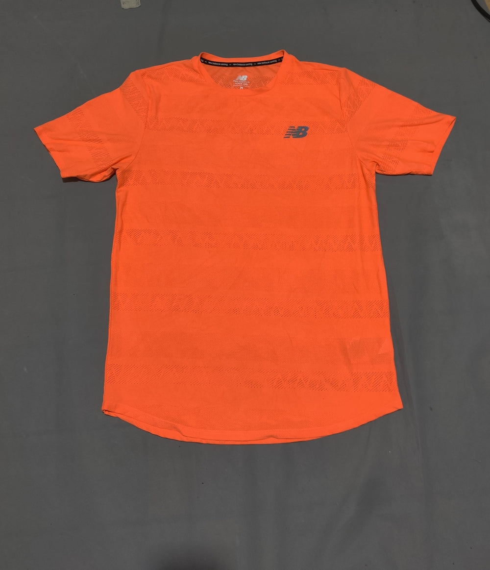 New Balance Women Orange Sport T Shirt