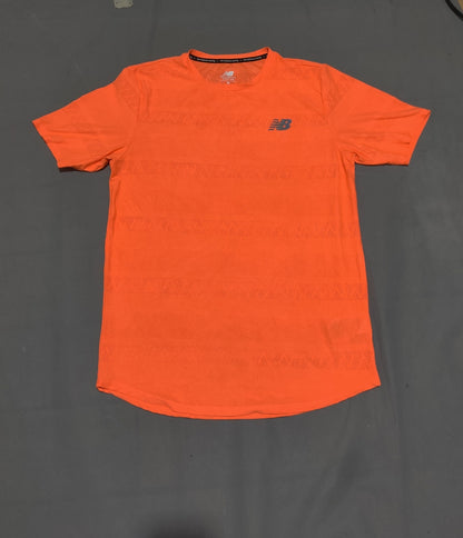 New Balance Women Orange Sport T Shirt