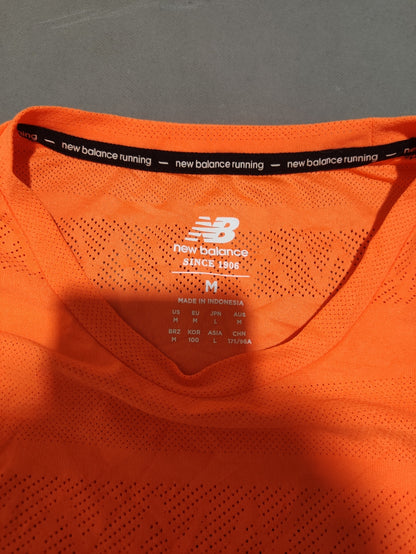 New Balance Women Orange Sport T Shirt