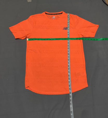 New Balance Women Orange Sport T Shirt