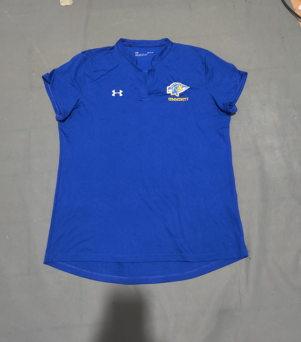 Under Armour Women Blue Sport T Shirt – Preloved Labels (view 2)