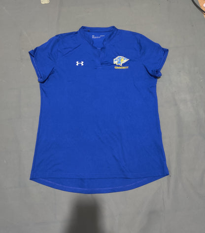Under Armour Women Blue Sport T Shirt – Preloved Labels (view 2)