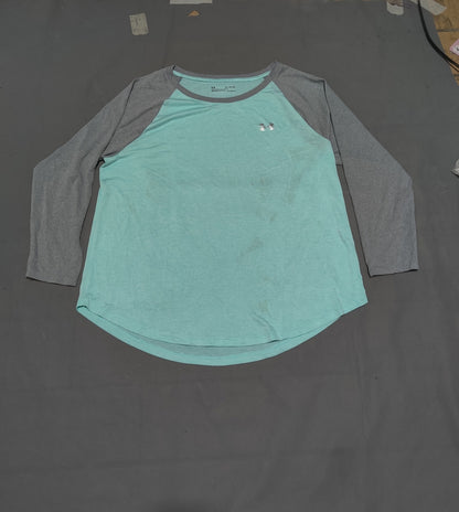 Under Armour Women Blue Sport T Shirt – Preloved Labels (view 2)