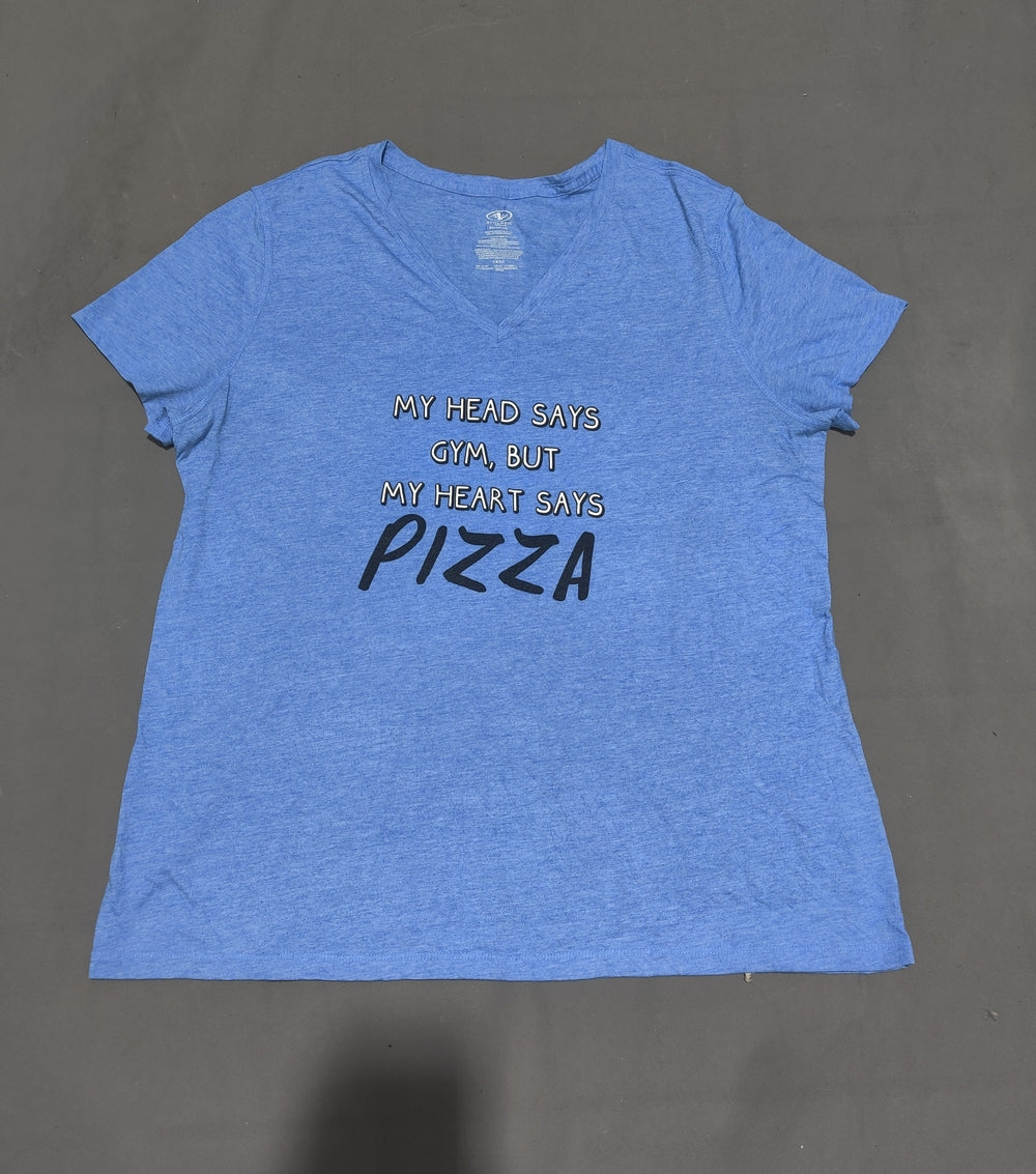 Athletic Works Women Blue Sport T Shirt