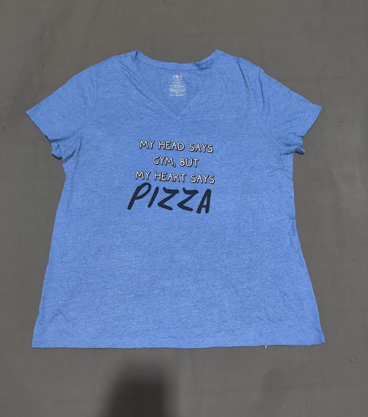 Athletic Works Women Blue Sport T Shirt