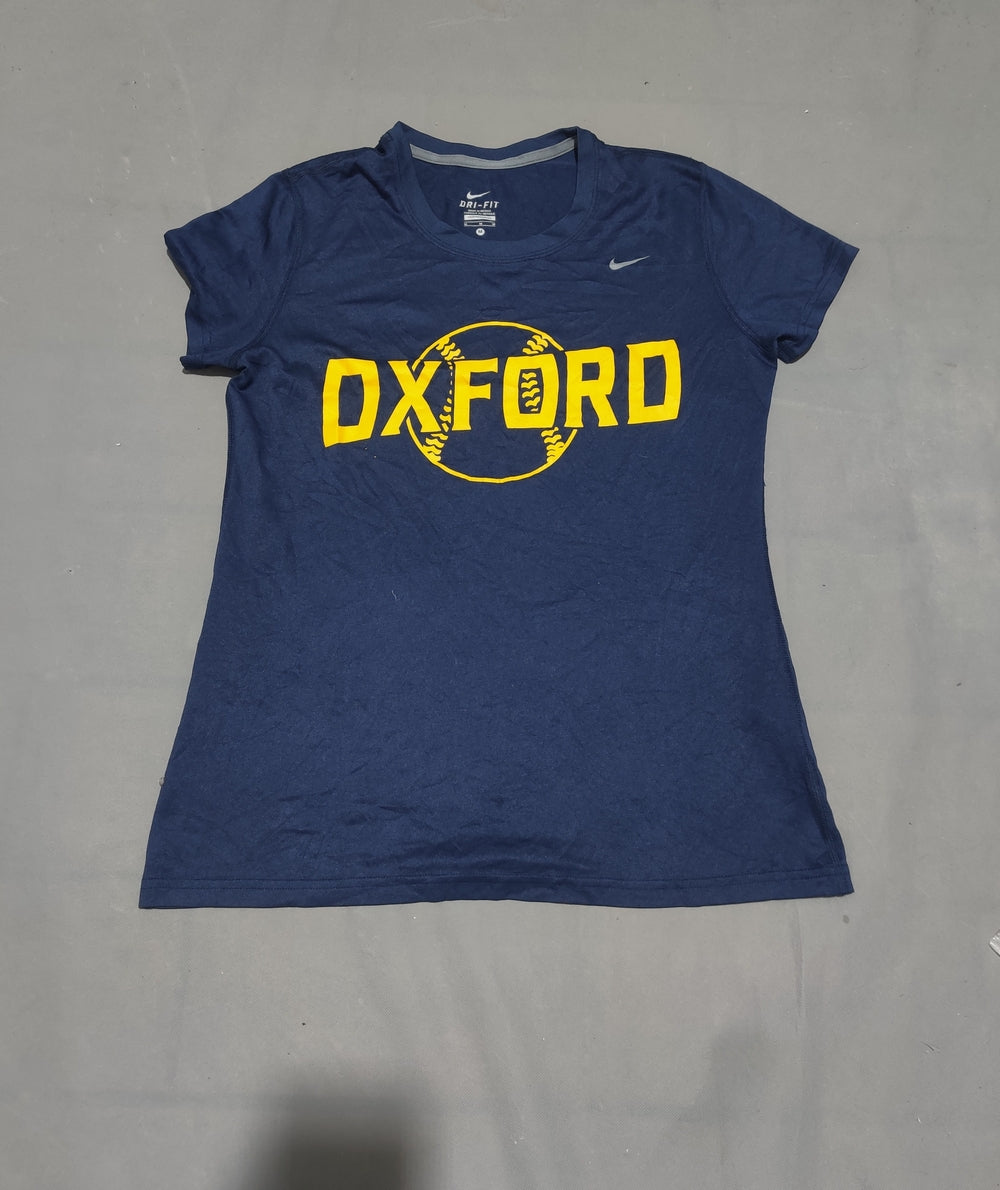 Nike Dri Fit Women Blue Sport T Shirt