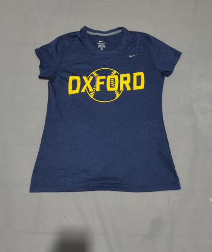 Nike Dri Fit Women Blue Sport T Shirt