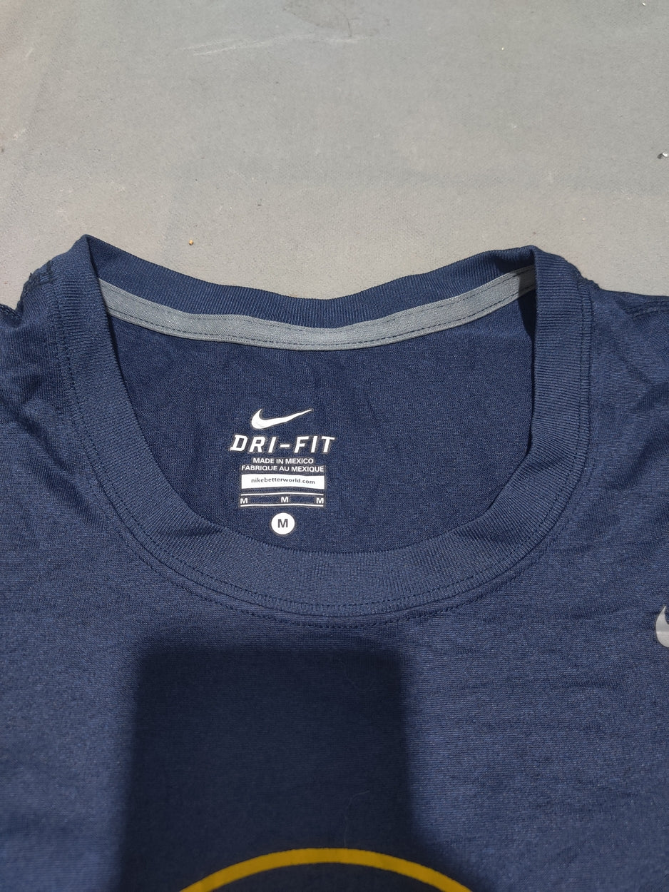 Nike Dri Fit Women Blue Sport T Shirt