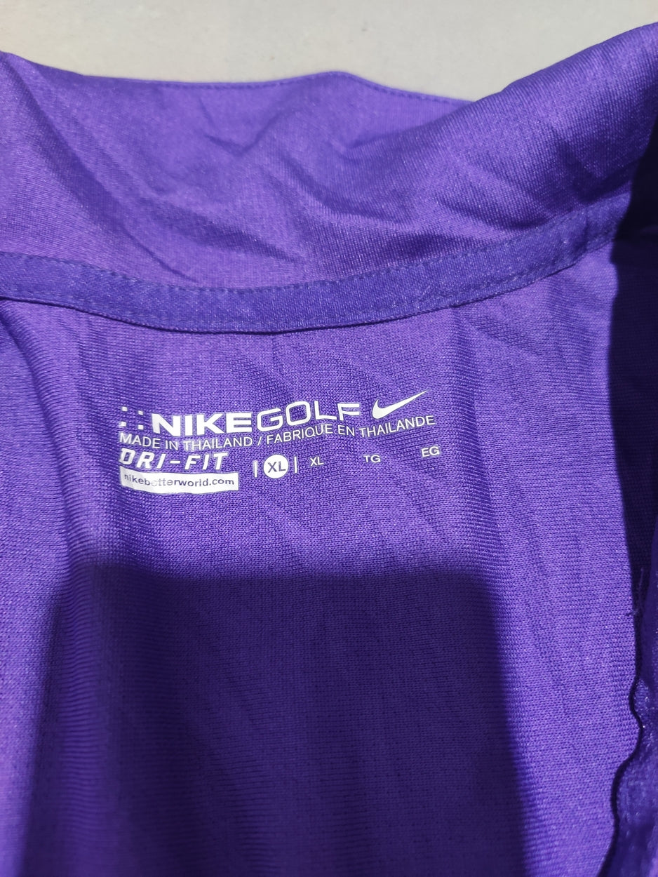 Nike Golf Women Purple Sport Polo T Shirt