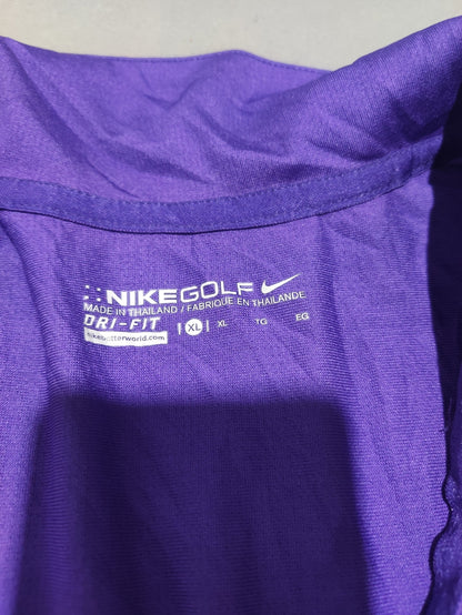 Nike Golf Women Purple Sport Polo T Shirt