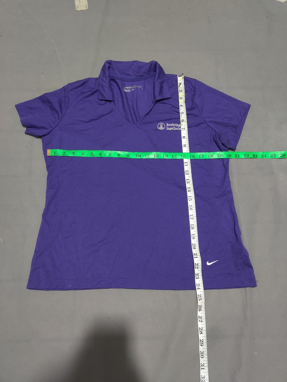 Nike Golf Women Purple Sport Polo T Shirt