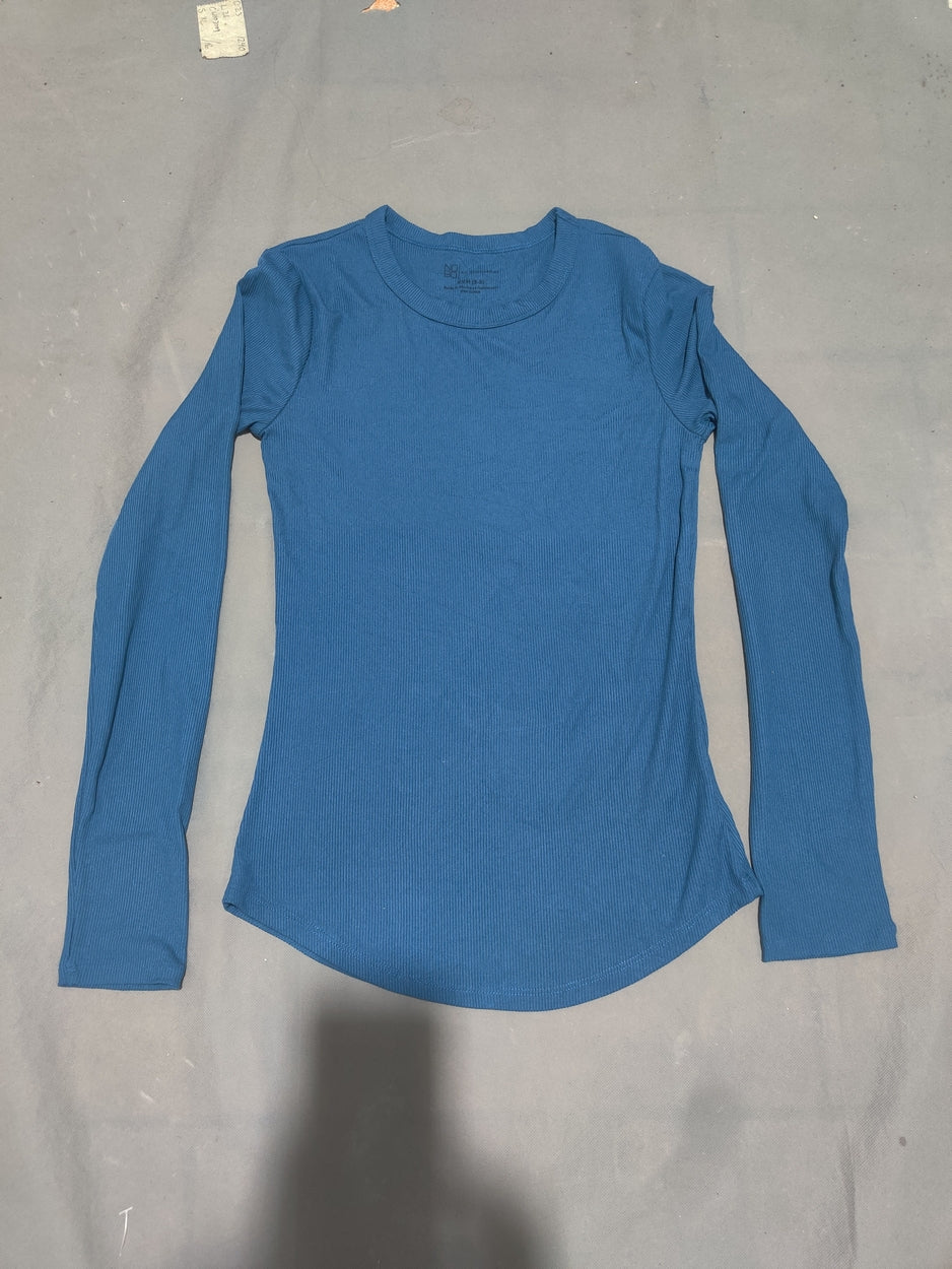 No Boundaries Women Blue Sport T Shirt
