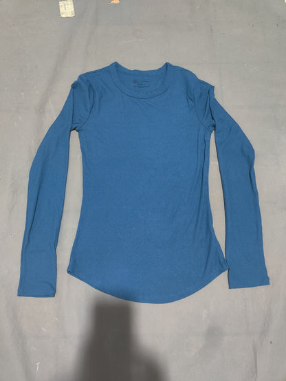 No Boundaries Women Blue Sport T Shirt