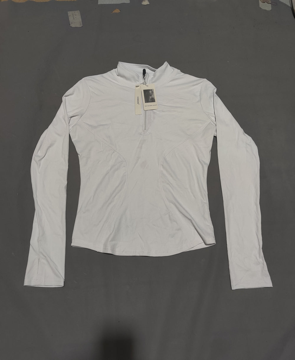 Lomon Women White Sport T Shirt