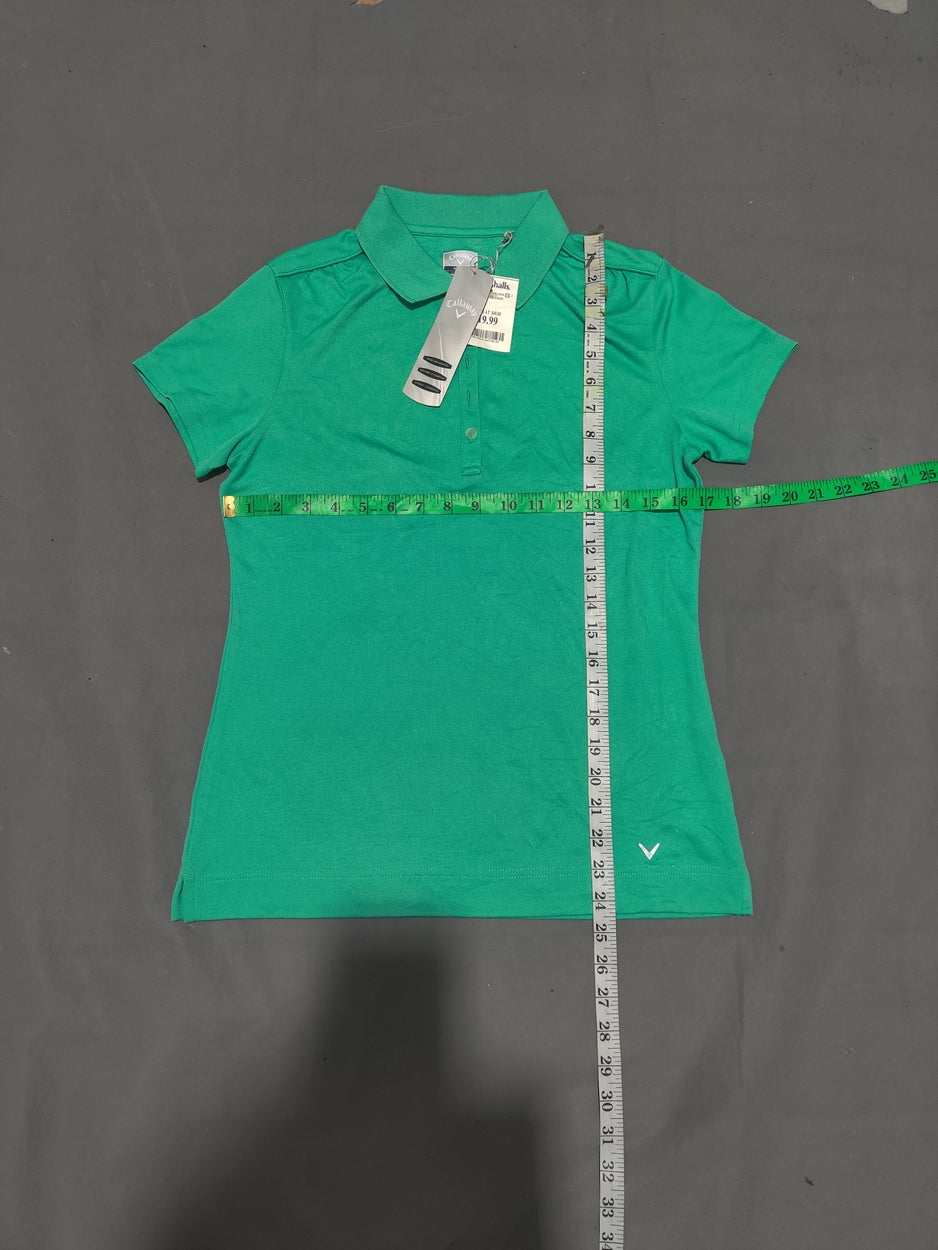 Callaway Women Green Sport Polo T Shirt