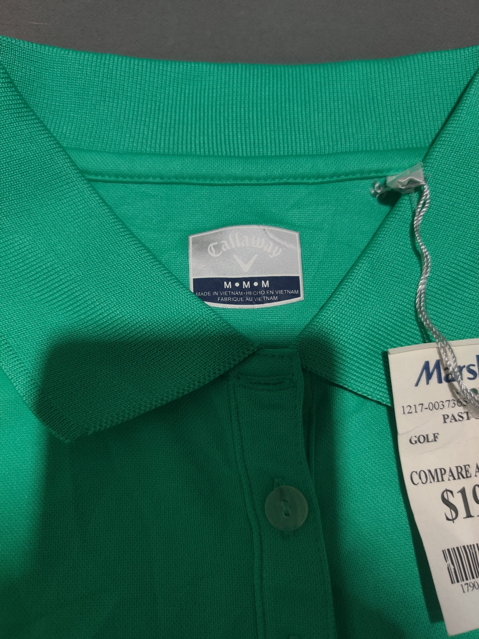 Callaway Women Green Sport Polo T Shirt