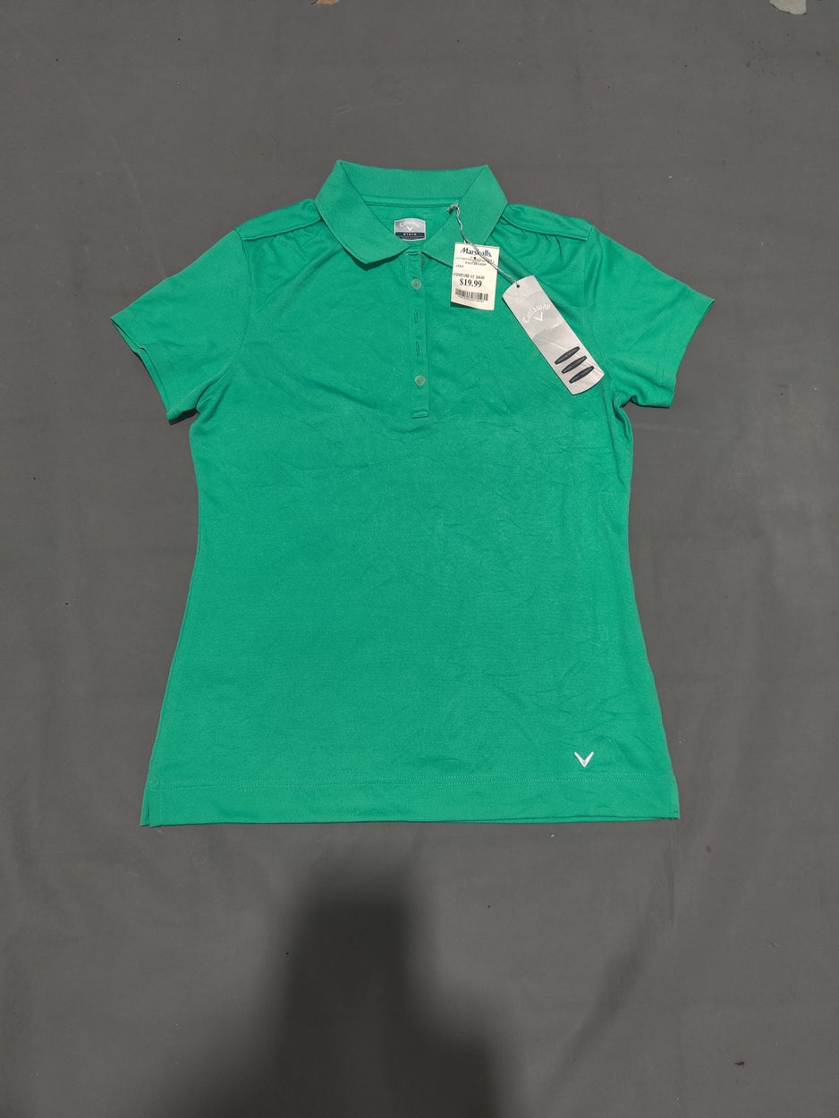 Callaway Women Green Sport Polo T Shirt