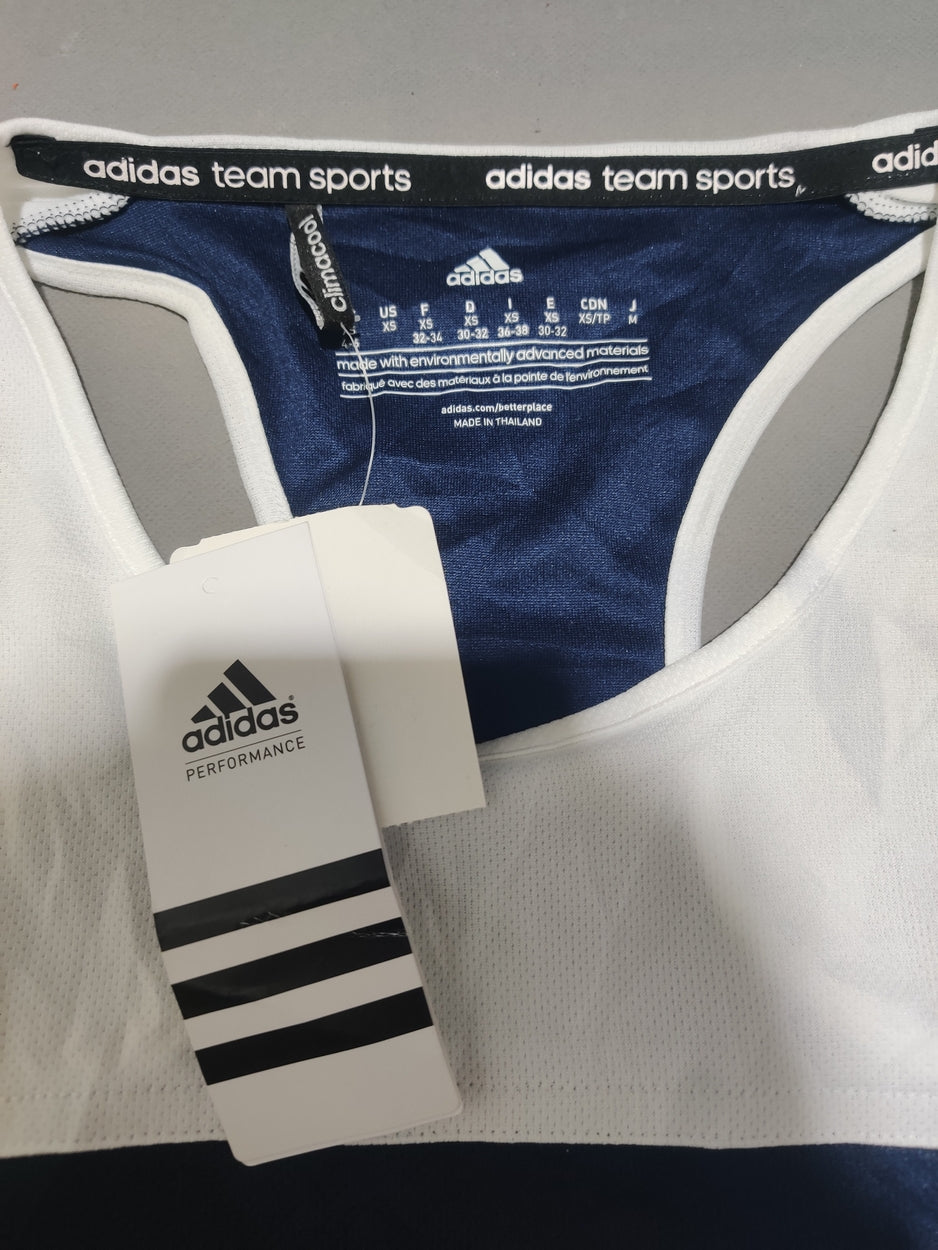 Adidas Women White Sport T Shirt