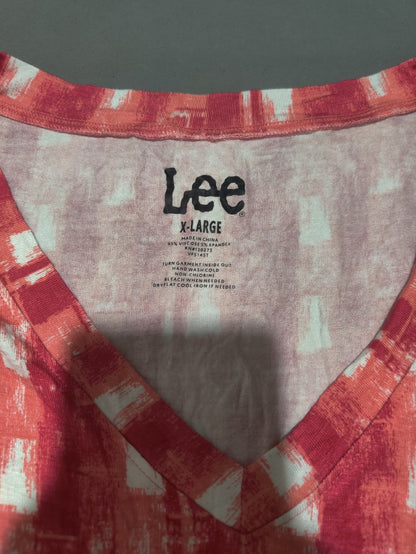 Lee Women Red Sport T Shirt