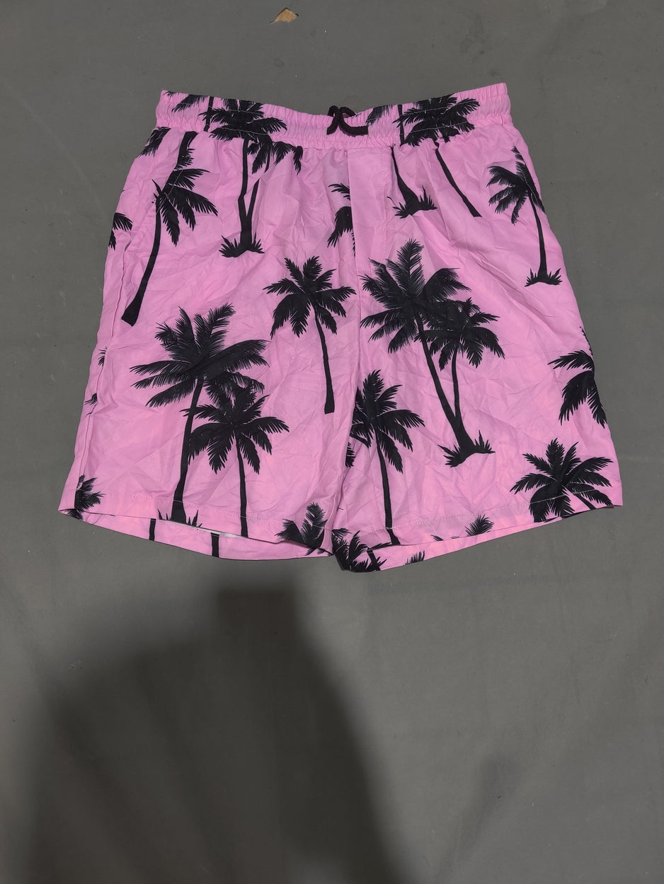 Gorglitter Men Sport Pink Short