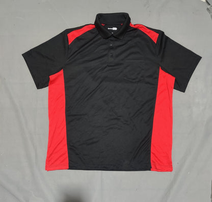 Corner Stone Men Sport Black Polo T Shirt