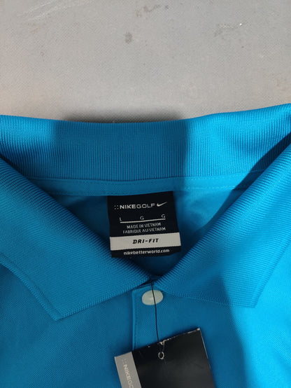 Nike Golf Men Sport Blue Polo T Shirt – Preloved Labels (view 3)