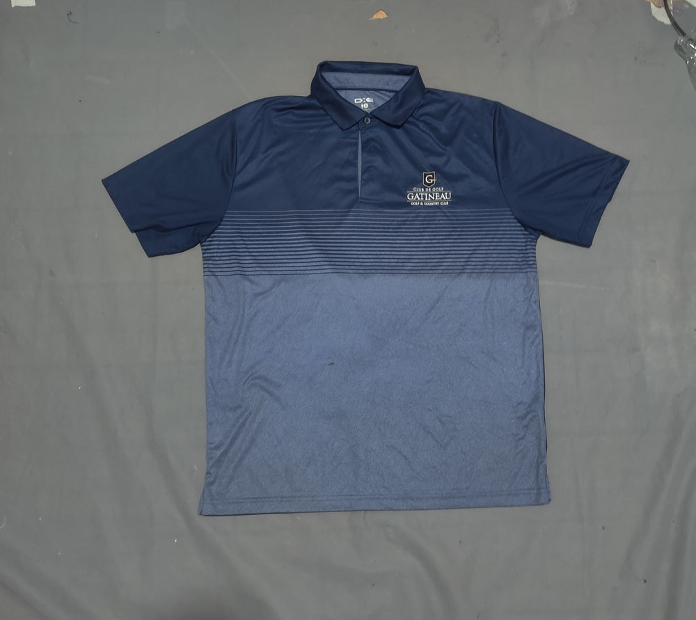 DX2 Men Sport Gray Polo T Shirt