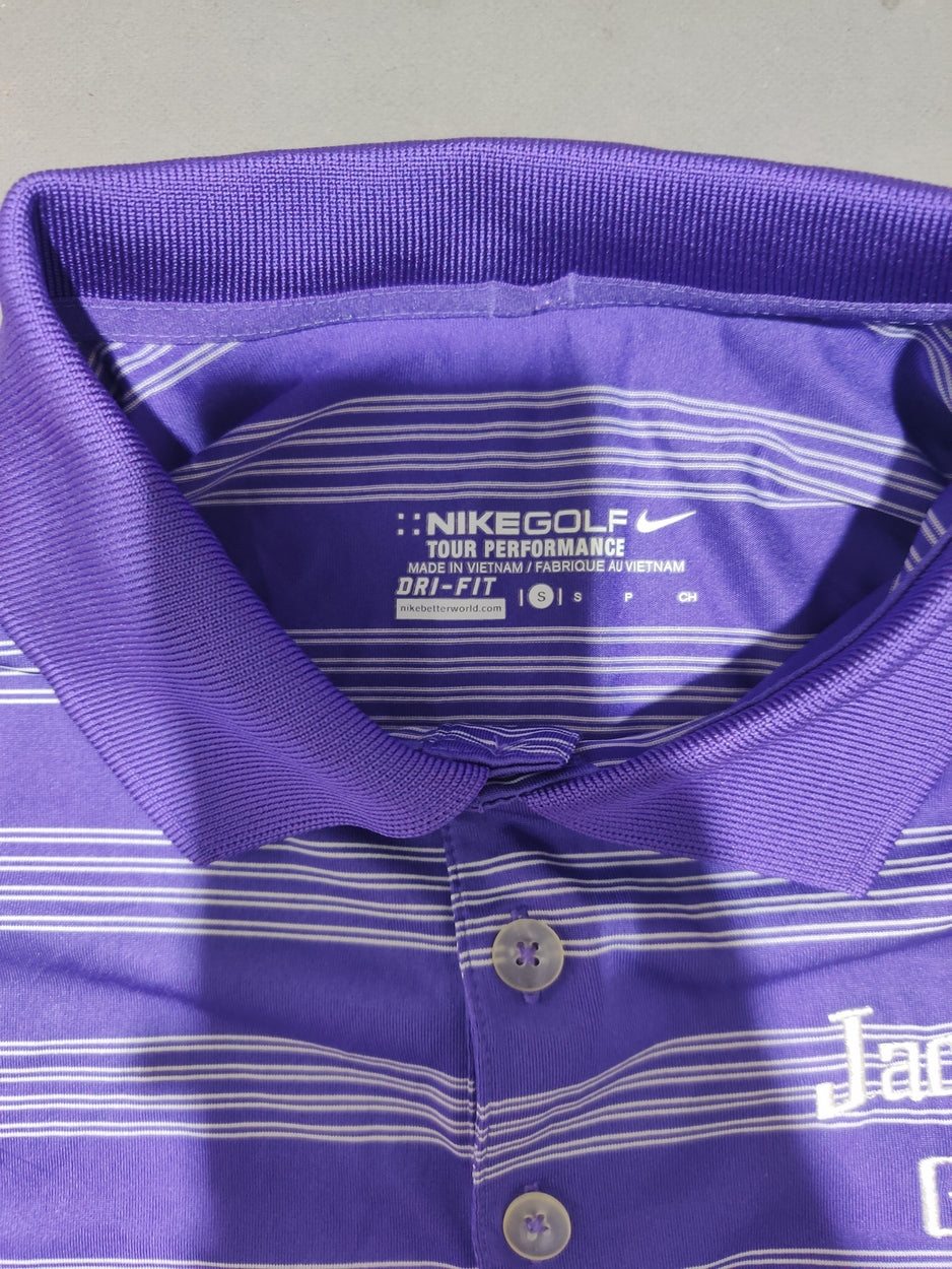 Nike Golf Men Sport Purple Polo T Shirt