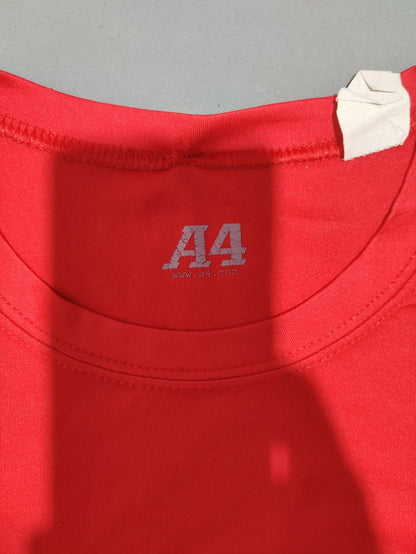 A4 Men Sport Red T Shirt