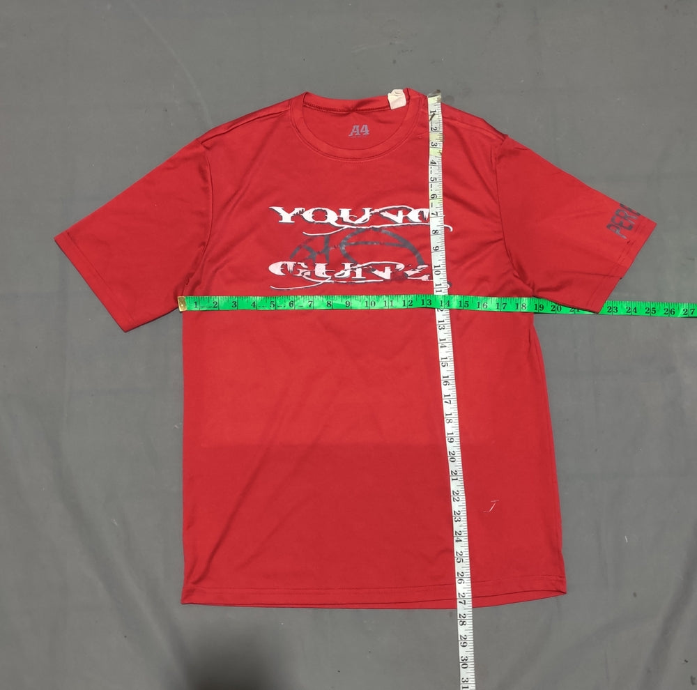 A4 Men Sport Red T Shirt