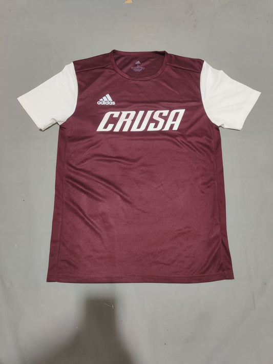 Adidas Men Sport Maroon T Shirt