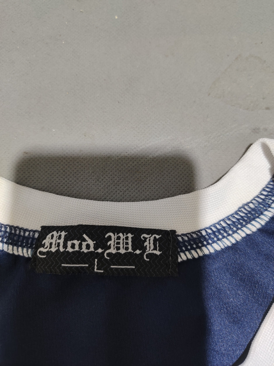 France Men Sport Blue T Shirt