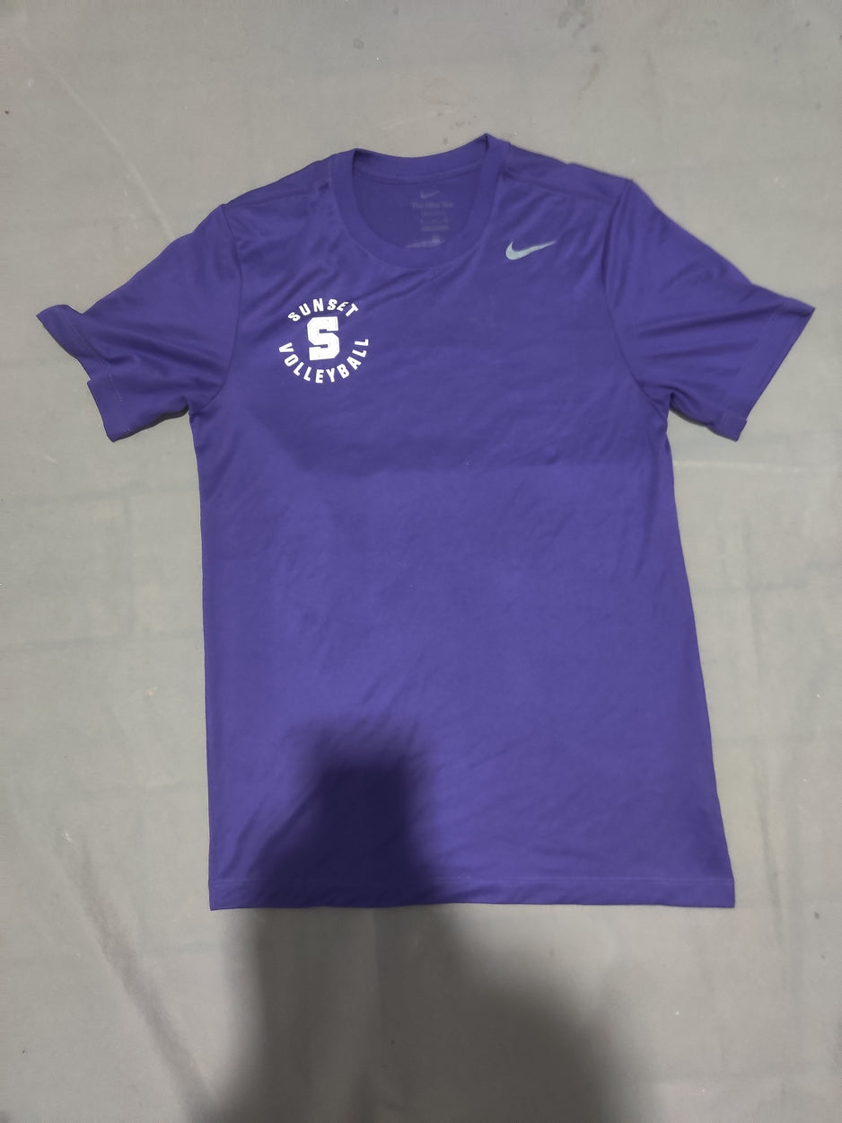 Nike Men Sport Purple T Shirt
