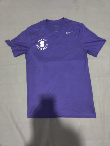 Nike Men Sport Purple T Shirt