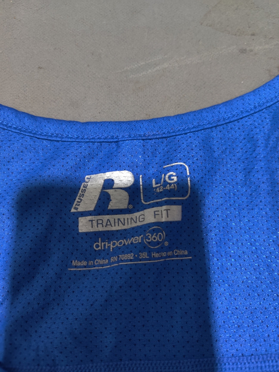 Russell Men Sport Blue T Shirt