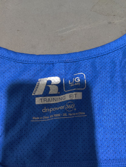 Russell Men Sport Blue T Shirt