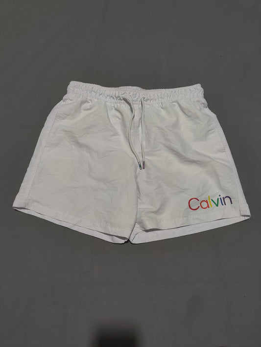 Calvin Klein Women White Sport Short